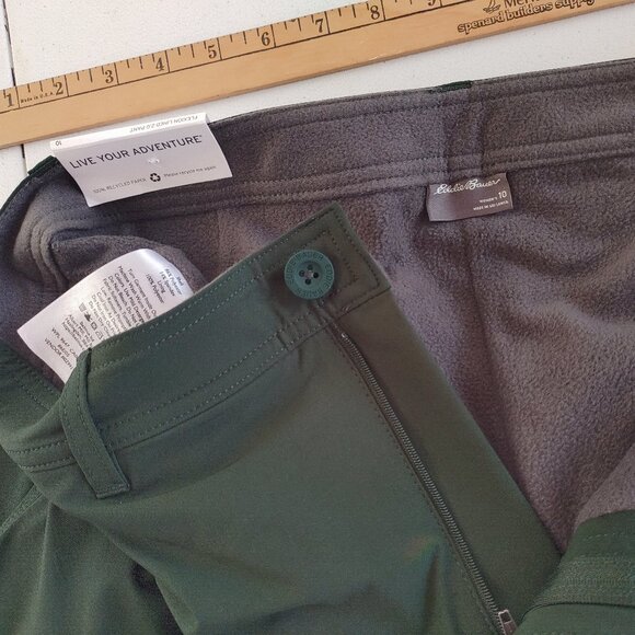 Eddie Bauer Flexion Fleece Lined 2.0 Pants 10  NWT - Picture 7 of 7